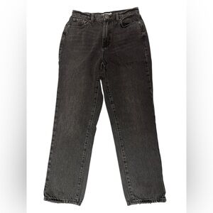Women’s garage baggy faded black jeans